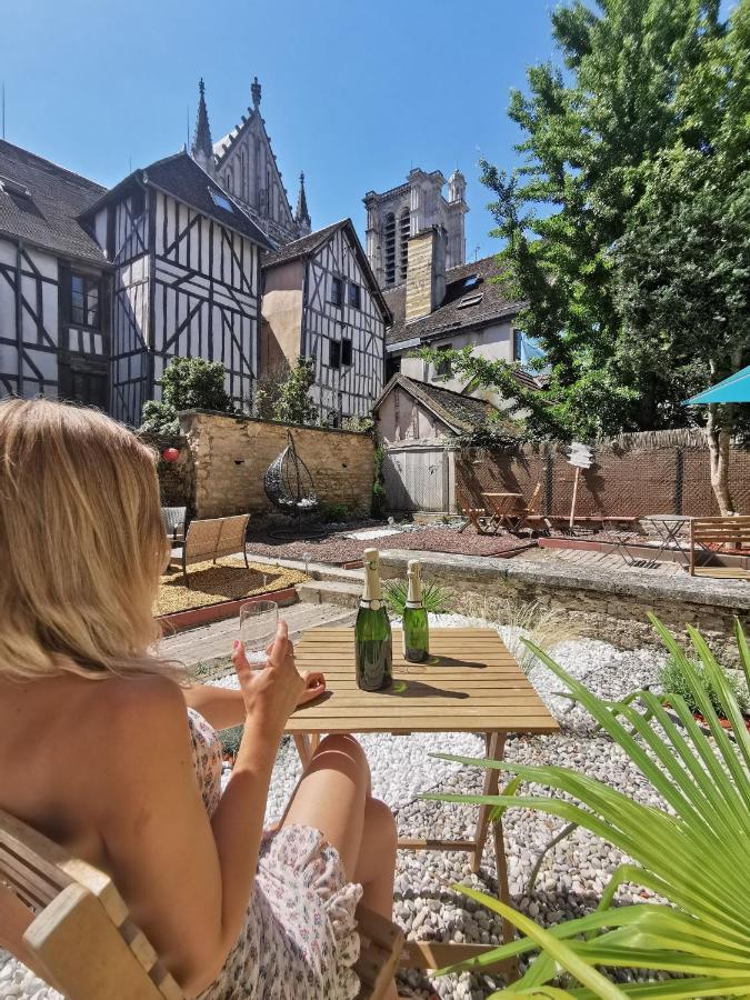Les Cieux De La Cathedrale - Calme - Jardin - Wifi Apartment ทรัวส์ ภายนอก รูปภาพ