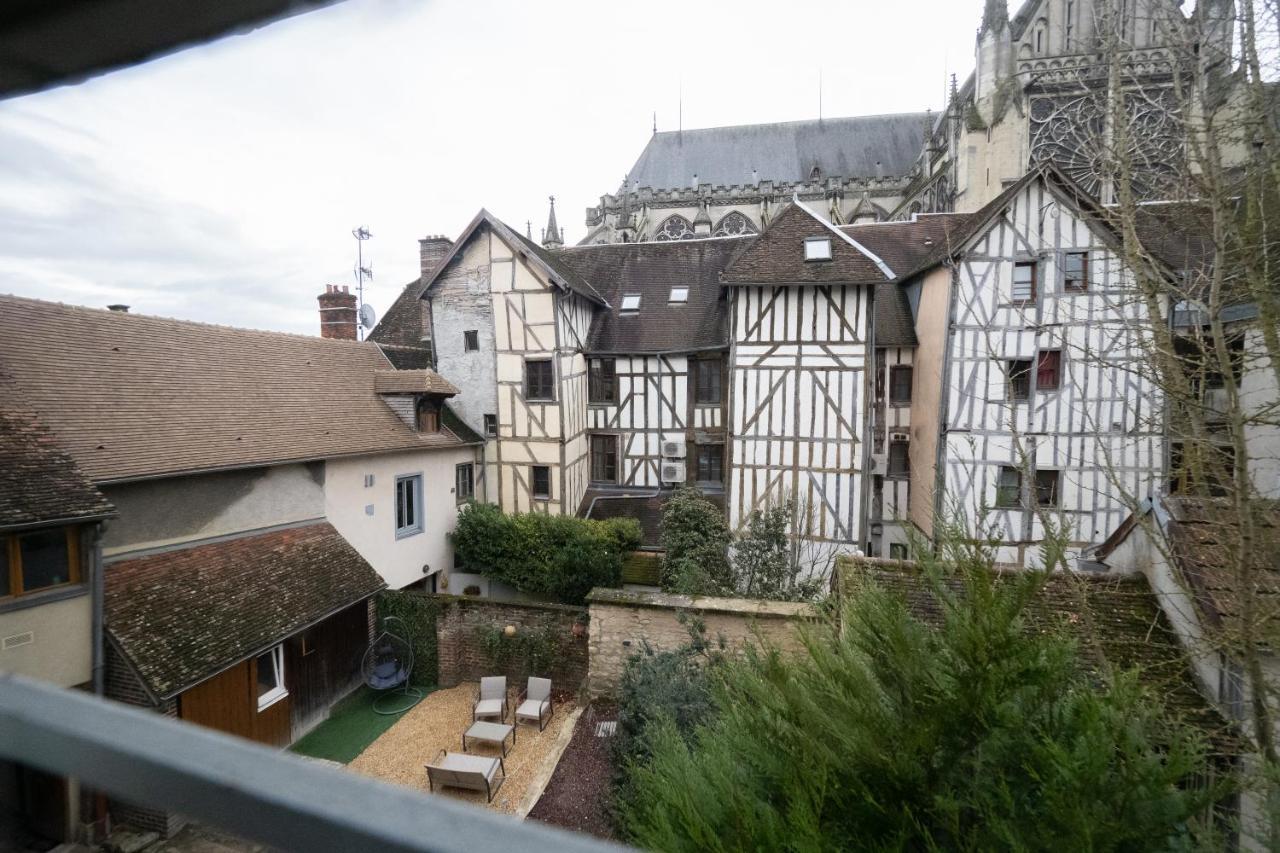 Les Cieux De La Cathedrale - Calme - Jardin - Wifi Apartment ทรัวส์ ภายนอก รูปภาพ
